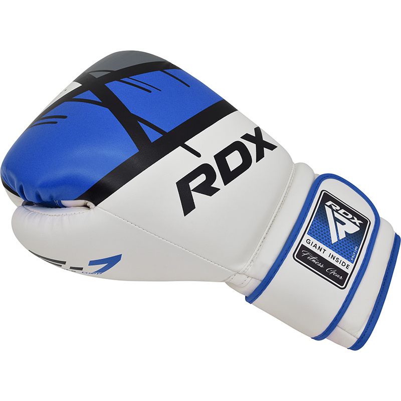 Găng Tay Boxing RDX F7 Ego Training - White/Blue