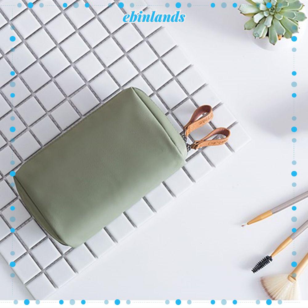 [Hàng mới về] Túi đựng mỹ phẩm trang điểm có khóa kéo thiết kế thời trang tiện lợi