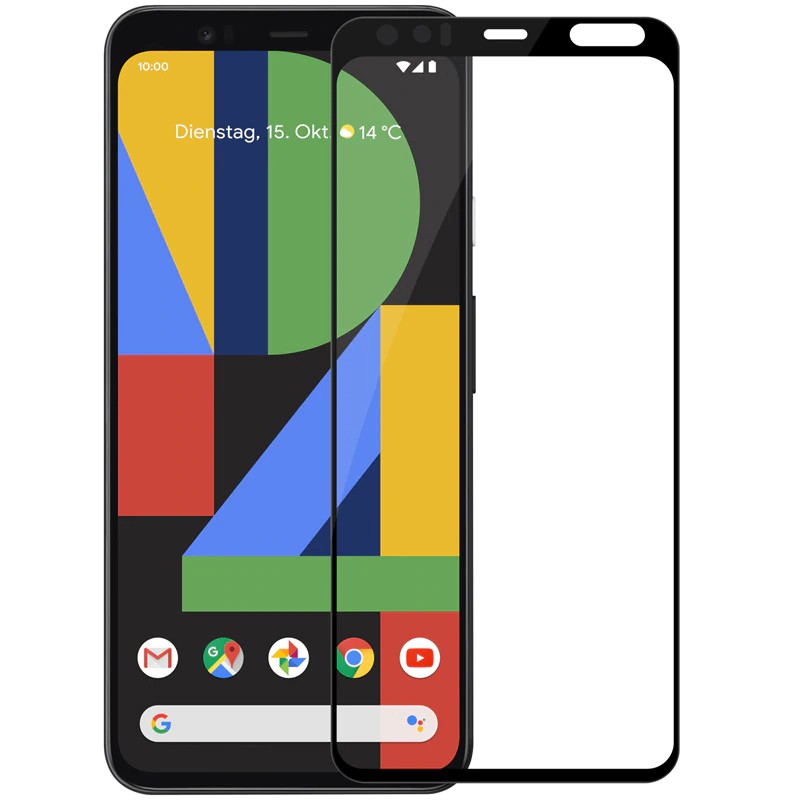 Kính Cường Lực 4D Full Màn Cho Google Pixel 4, Dán Màn Hình Pixel Full Màn