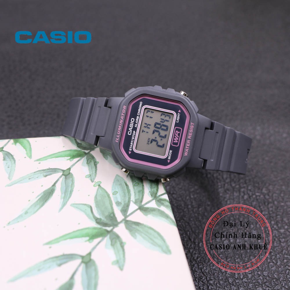 Đồng hồ điện tử nữ Casio LA-20WH-8ADF dây nhựa