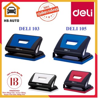 MÁY ĐỤC LỖ GIẤY DELI 105 ( DẬP 15 TỜ )