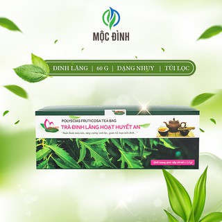 Trà Đinh Lăng Hoạt Huyết An Sen Việt  100% Từ Thiên Nhiên Ổn Định Huyết Áp Hộp 60g(40 Túi x 1.5Gr)