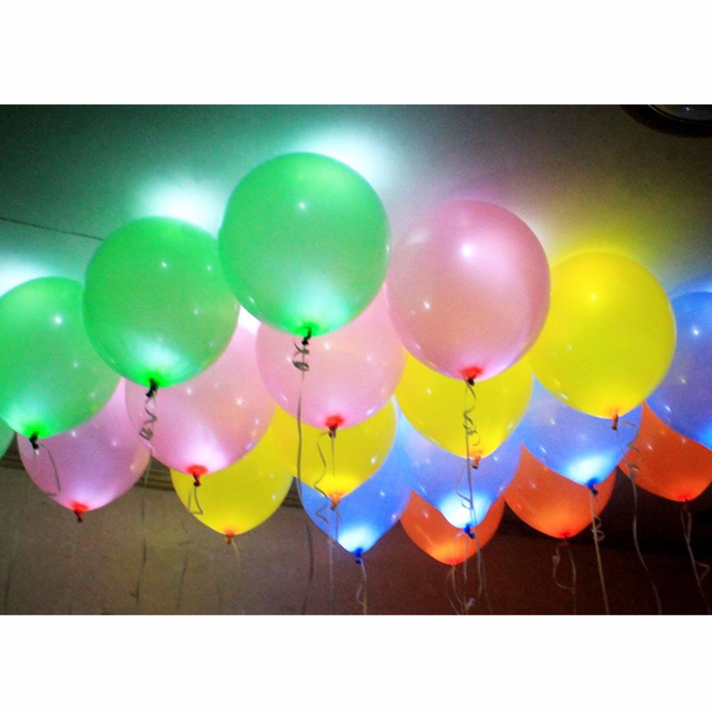 Bộ 10 bóng bay phát sáng đèn LED Ms-36