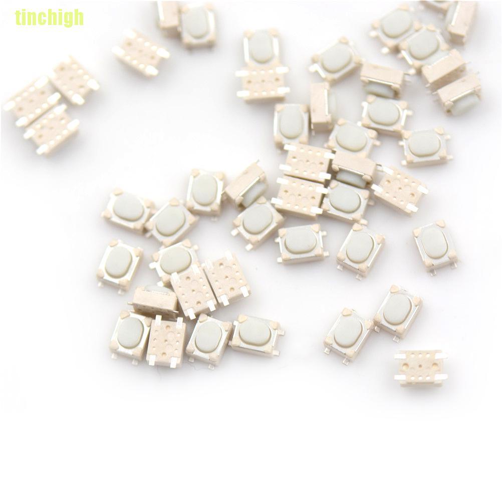 50 Công tắc nút nhấn 3x4 x 2.5mm 4 chấu smd chuyên dụng