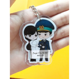 Móc khóa bộ đội siêu cute