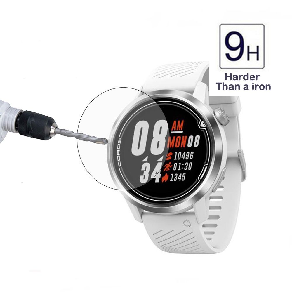 2 Kính cường lực YIFILM 2.5D bảo vệ màn hình đồng hồ thể thao cho Coros Pace 2