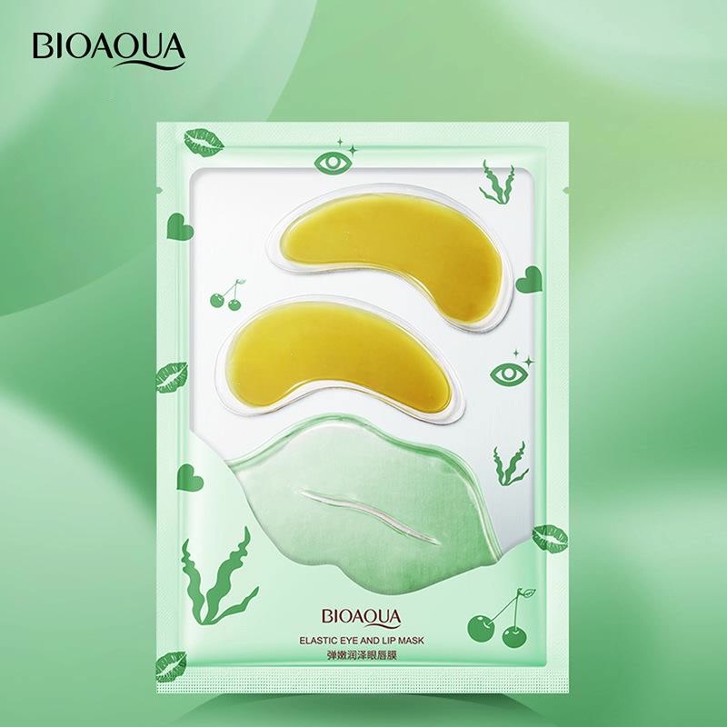 Combo mặt nạ BIOAQUA dưỡng MÔI MẮT Chống Lão Hóa Giảm Nhăn Giảm Thâm nội địa Trung