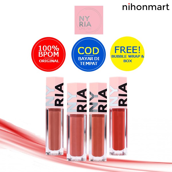 (Hàng Mới Về) Son Môi Nyria Chất Nhung Cao Cấp Chuyên Dụng