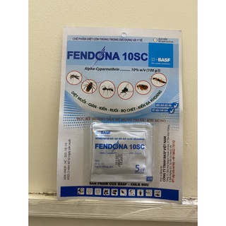 Diệt muỗi, gián, kiến, ruồi, bọ chét - fendona 10 sc