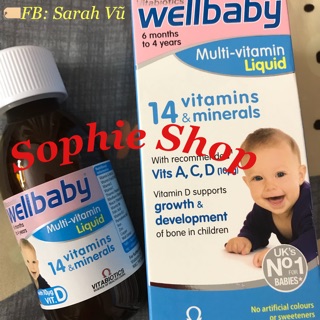 Vitamin Wellbaby - Tăng đề kháng kích thích ăn uống