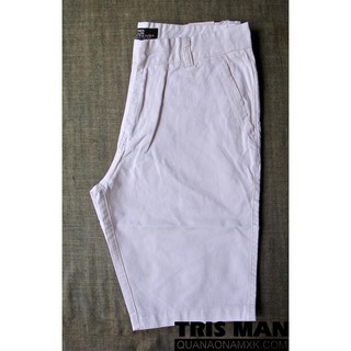 Quần lửng kaki nam mầu trắng
