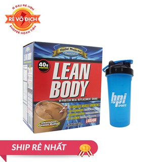 Lean Body 60 gói - Whey Protein Isolate - LeanBody Sữa Tăng Cơ Cho Người Tập Gym Bữa Phụ Hoàn Hảo