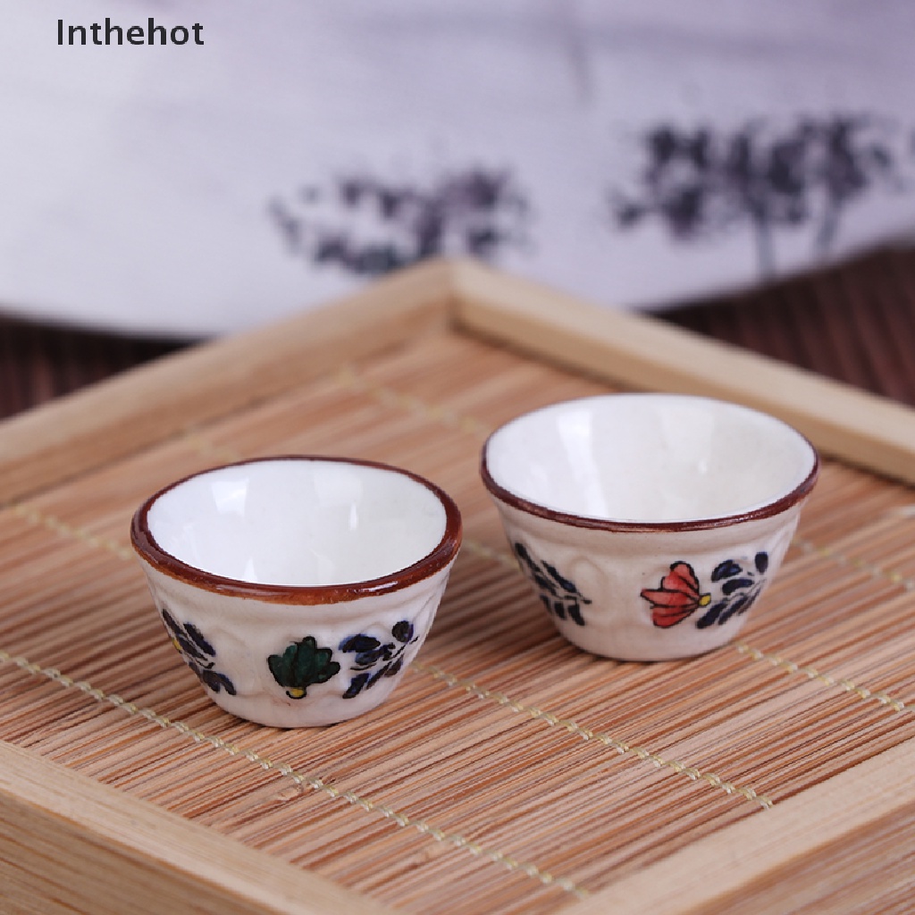 1pcs Bộ Đĩa Sứ Nhỏ Xinh Đáng Yêu Cho Nhà Búp Bê