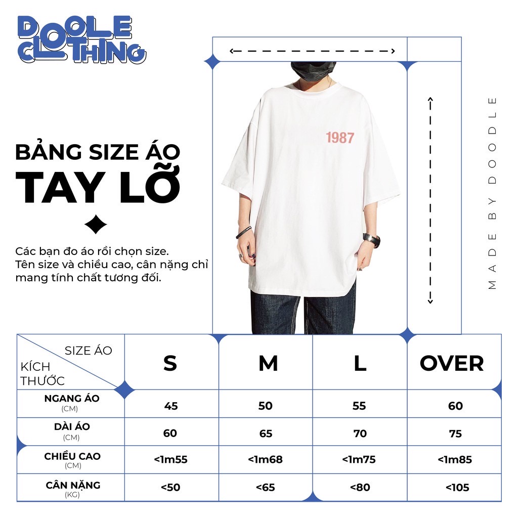 Áo Thun Nam Nữ Tay Lỡ Unisex Oversize Form Rộng Basic Tee Hình Màu Vàng Hình Chữ Độc Lạ