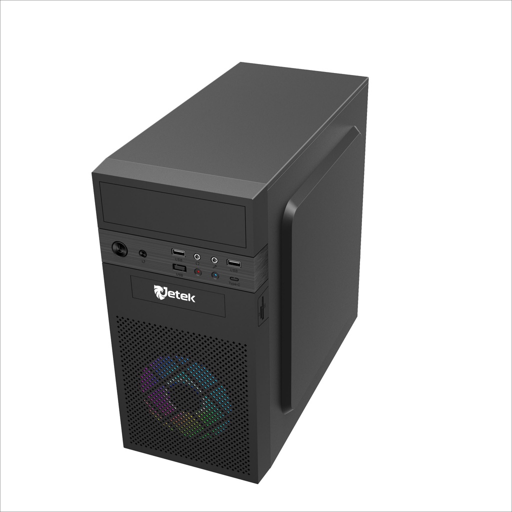 Vỏ case JETEK V12 (TẶNG KÈM 1 FAN RGB)