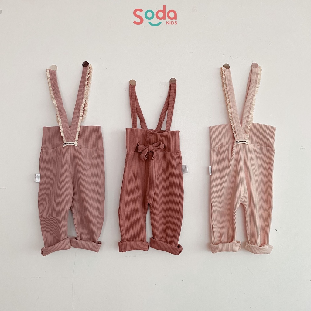 Quần yếm thun cotton co giãn (Ảnh thật)