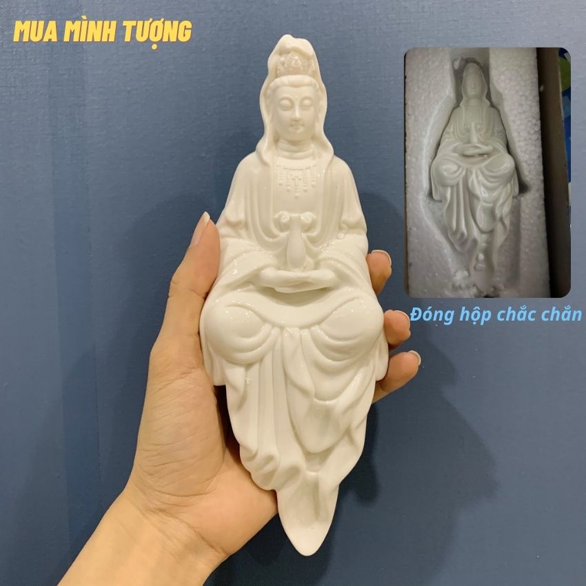 Bộ kệ Quan Âm kết hợp đèn Led , thác khói trầm hương đèn Led~thác khói trầm hương quan âm