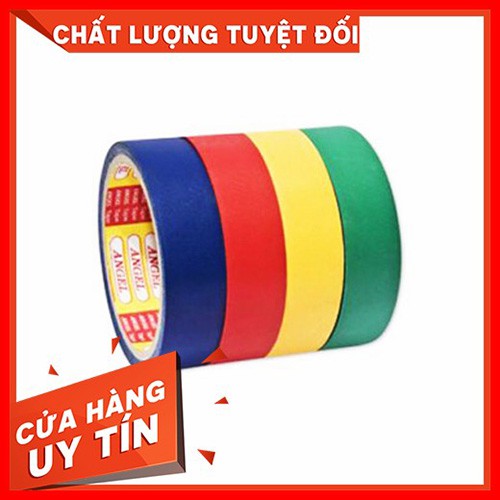 Băng keo si đóng gáy 3.6cm 4 màu KMV Mart