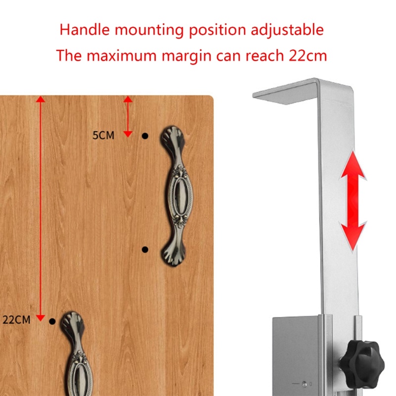 Tay Cầm Định Vị Khoan Lỗ Bỏ Túi Cho Ngăn Kéo Tủ Tiện Dụng