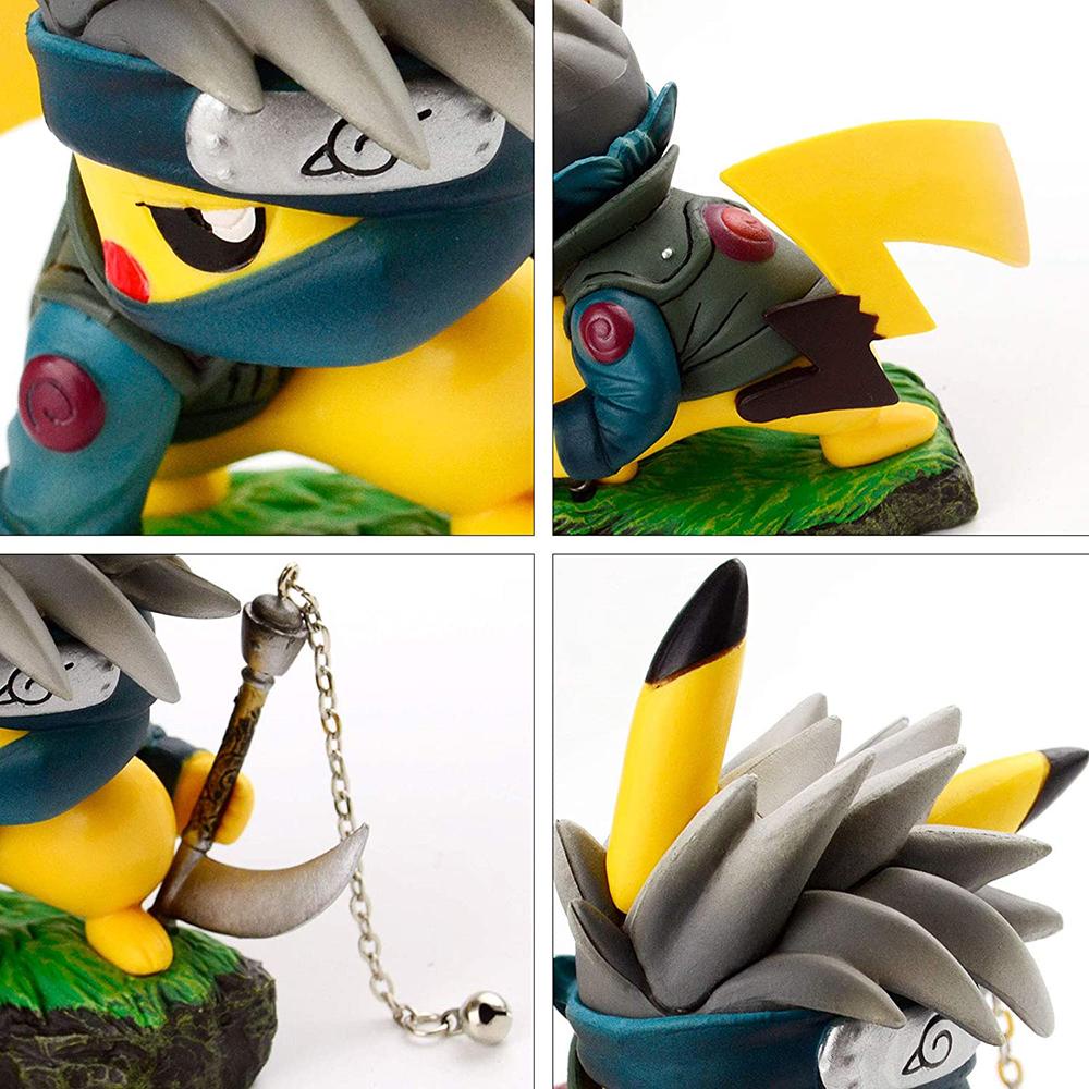 REBUY1 Mô Hình Nhân Vật Anime Pikachu Kakashi Dễ Thương Cho Bé