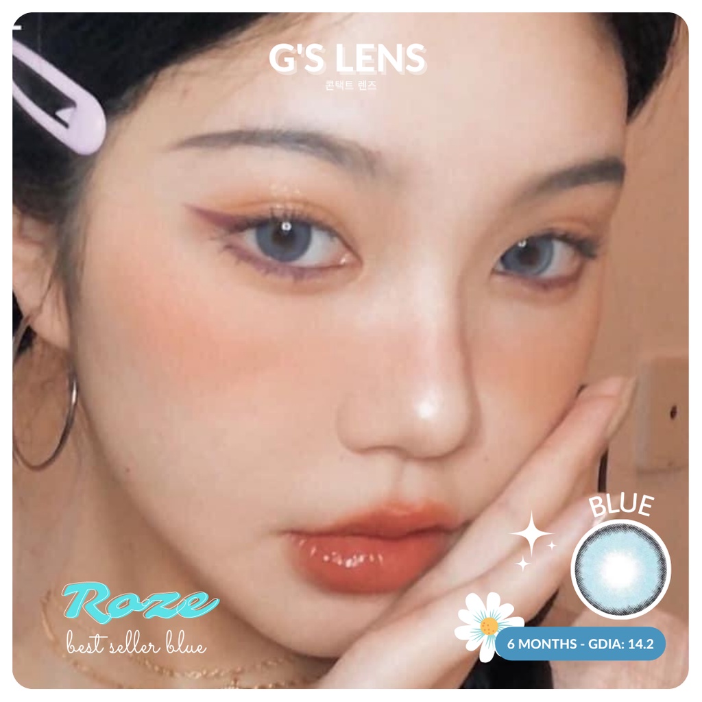 LENS CẬN 2.75 BLUE,GREEN,BLACK,GRAY FULL MẪU KÍNH ÁP TRÒNG(tặng khay gương)