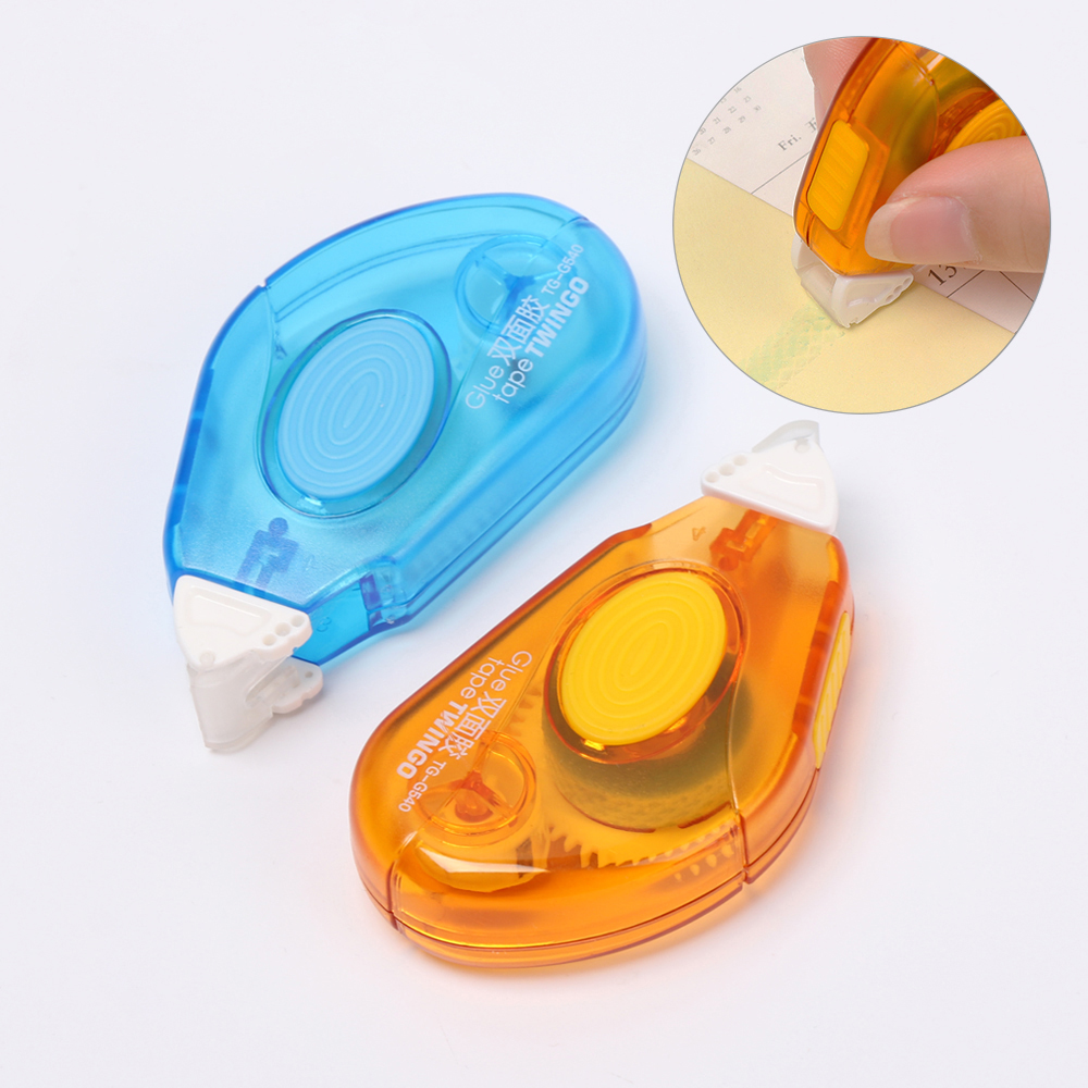 Keo dán hai mặt dạng kéo có thể thay ruột cho văn phòng/trang trí sách ảnh