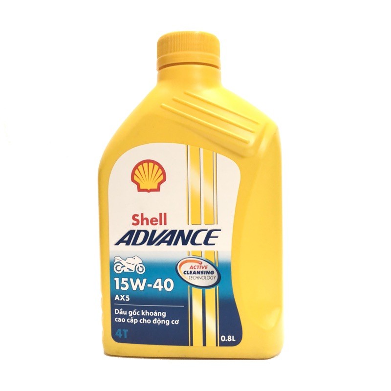 [SỐ] SHELL ADVANCE 4T AX5 15W40