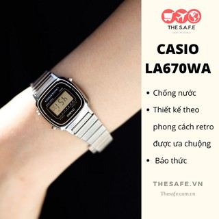 Đồng hồ casio nữ la670wa - 1jf