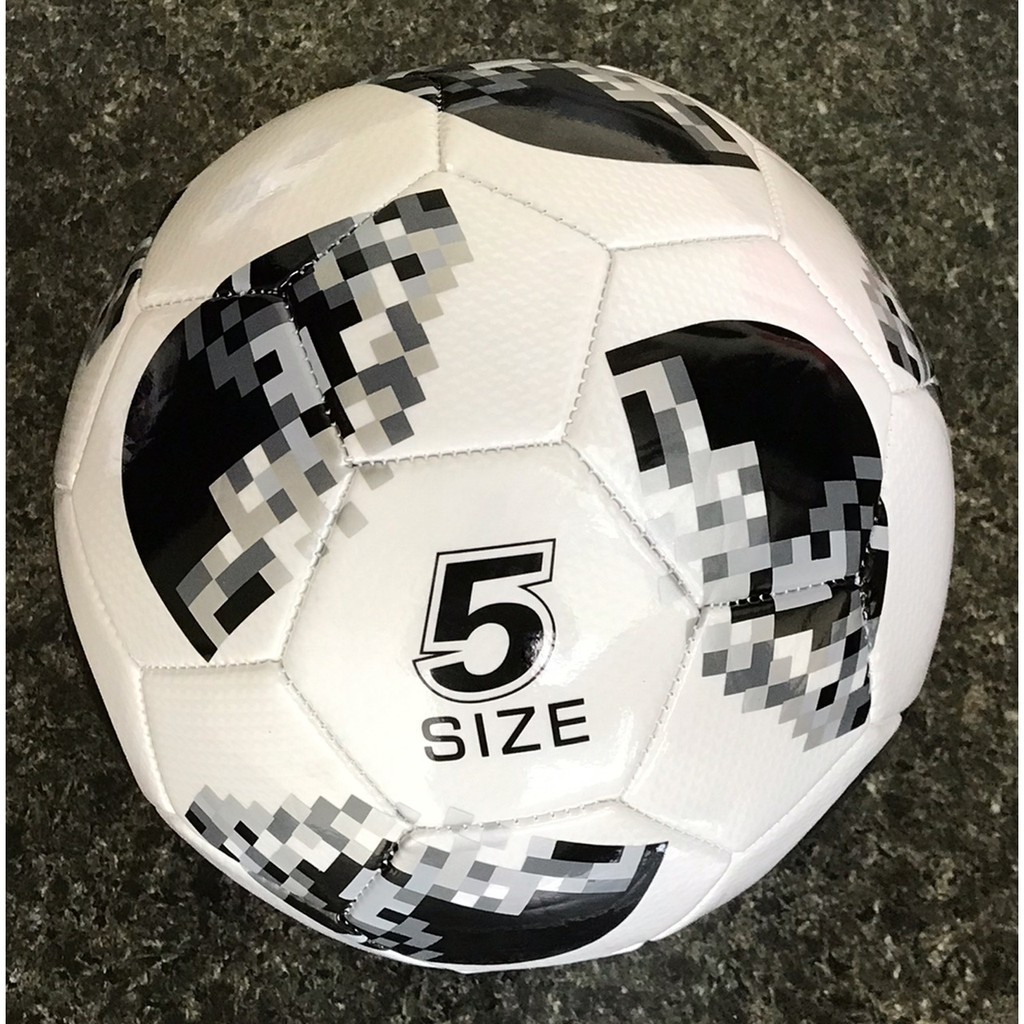 Quả bóng đá World Cup 2018 số 4 (da PU-PVC cao cấp, Tặng kim bơm và lưới đựng bóng)