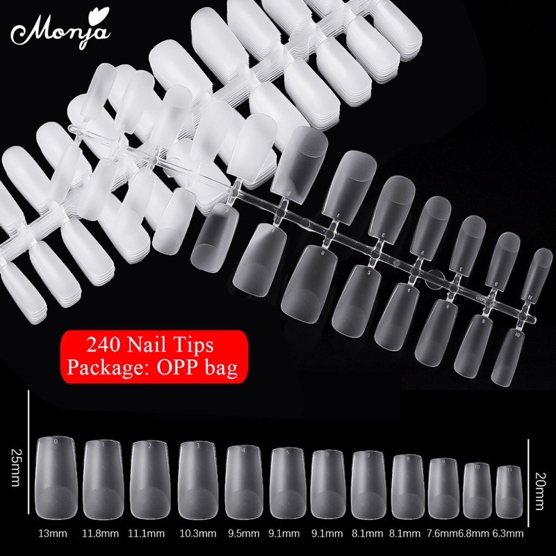 Móng úp vỉ đủ phom nhám sẵn chuẩn phom