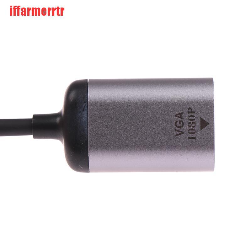 {iffarmerrtr}4K USB C to HDMI/VGA/DP/Mini DP Cable Thunderbolt Adapter UHD Type-C HDMI LKZ