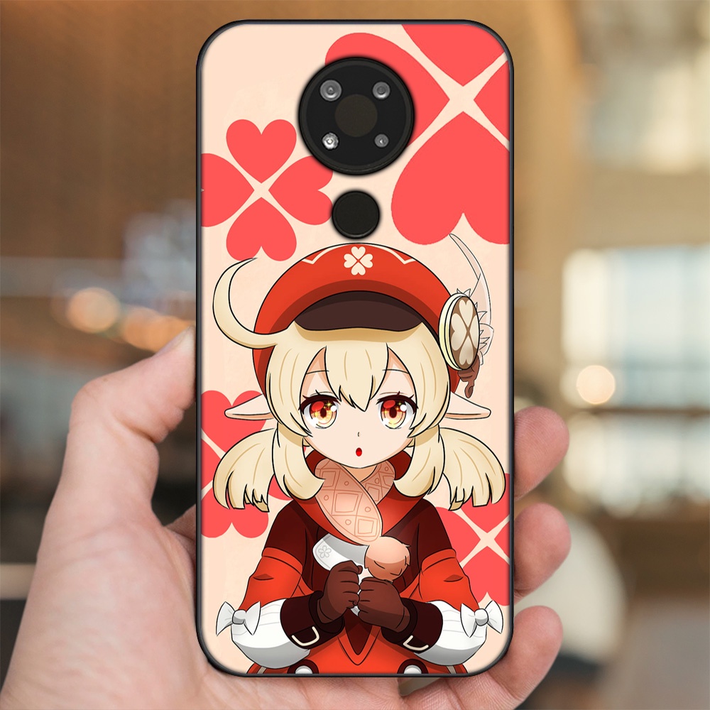 Ốp lưng Nokia 3.4 viền đen in hình Klee Genshin Impact