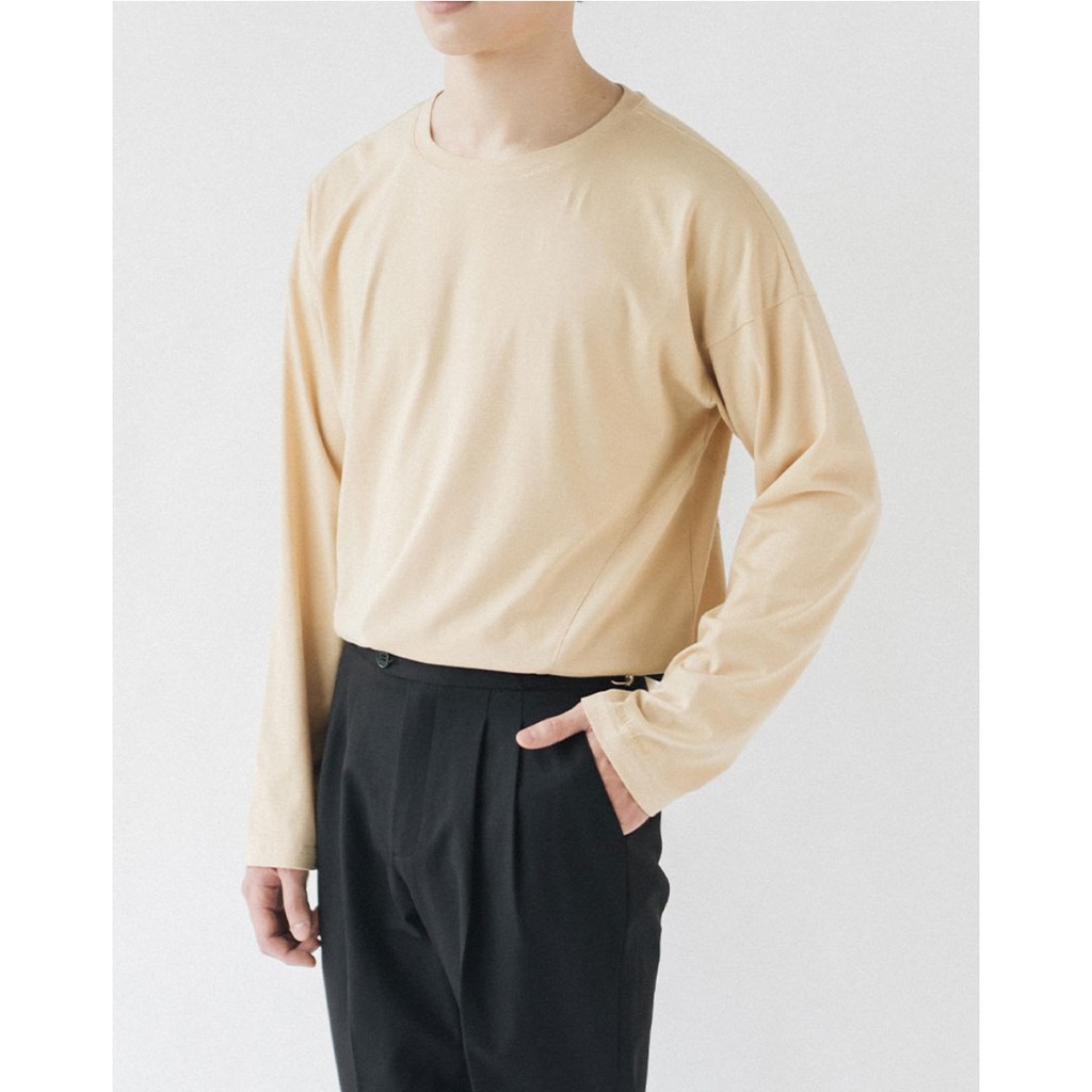 Áo Thun Nam Dài Tay SSSTUTTER cổ tròn chất liệu cotton thoáng mát kind sweatshirt