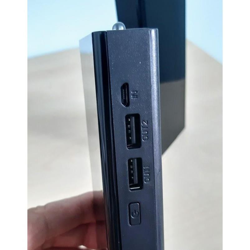 -  Pin dự phòng đen bóng cas, sac dự phòng Oppoo 20,000mAh có đèn pin tặng cáp sạc nhanh - Loa Tai nghe