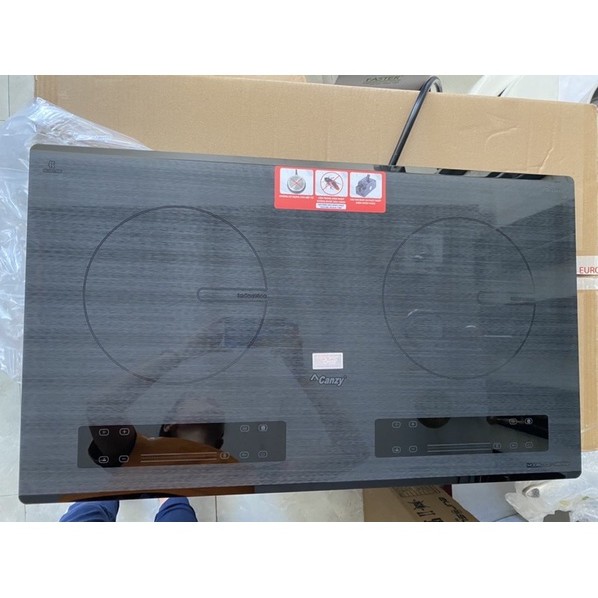 Bếp từ đôi Canzy CZ MIX1102 ✅[TẶNG MGG 300K -Kính Kanger vân tuyết chống bám bẩn -Bảo hành chính hãng 3 năm