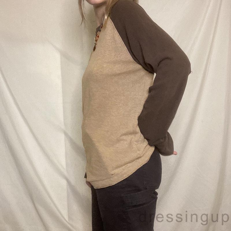 Áo thun nữ dài tay cổ tròn thời trang