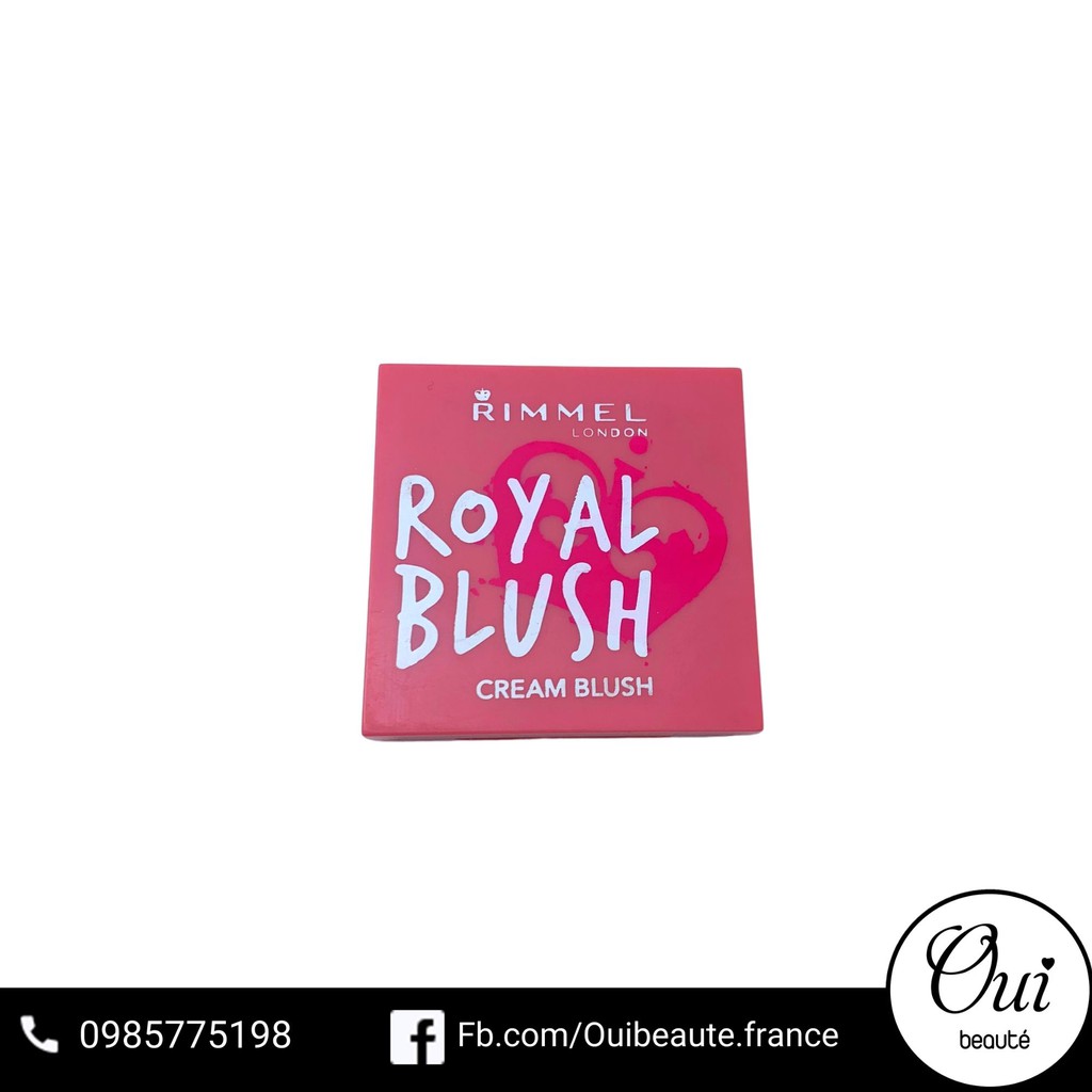 Phấn má Rimmel Royal Blush màu 002 hồng baby Ouibeaute