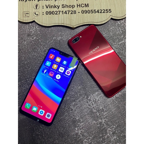 Điện thoại Oppo A3s 2sim ram 4G rom 64G Chính Hãng, màn hình Tai thỏ 6.2inch - Chiến PUBG/Liên Quân mượt