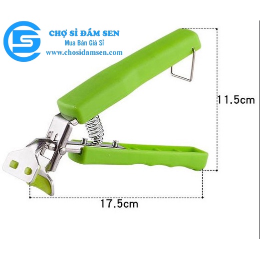 (CaoCấp nút đệm silicon)Kẹp Gắp Đồ Nóng, Đồ Hấp KIM LOẠI Thông Minh - Dụng Cụ Gắp Inox Có Lò Xo G309-Kepnong