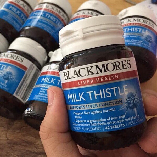 Viên Uống Hỗ Trợ Bổ Gan Và Giải Độc Gan Blackmores Milk Thistle 42 Viên