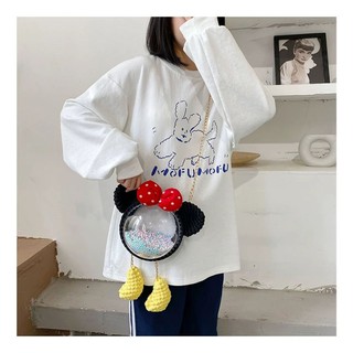 (Sẵn)Túi micky đan len