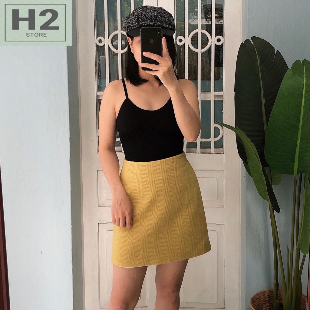 Sét Áo Dạ Nữ Kèm Chân Váy Chữ A Thiết Kế H2  | BigBuy360 - bigbuy360.vn