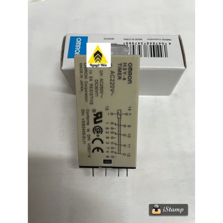 NK Rơ le thời gian OMRON 14 chân 220V