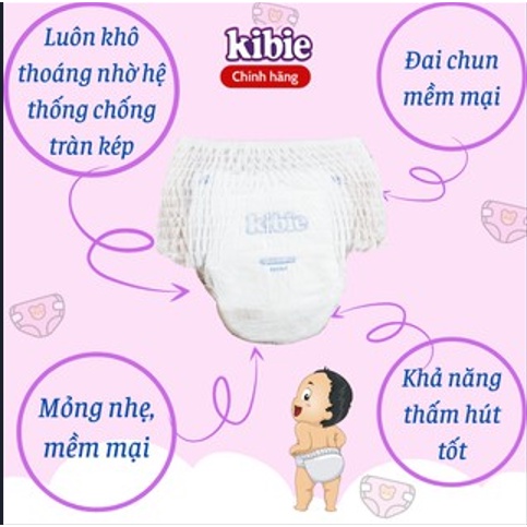 COMBO 3 BỊCH BỈM QUẦN KIBIE- SIZE M,L,XL,XXL