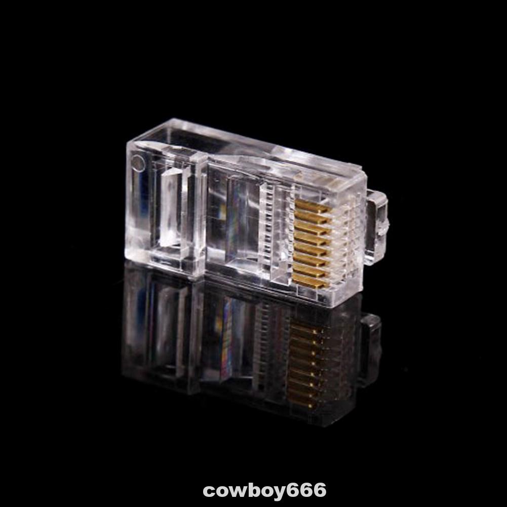 Set 100 đầu nối mạng màu vàng | BigBuy360 - bigbuy360.vn