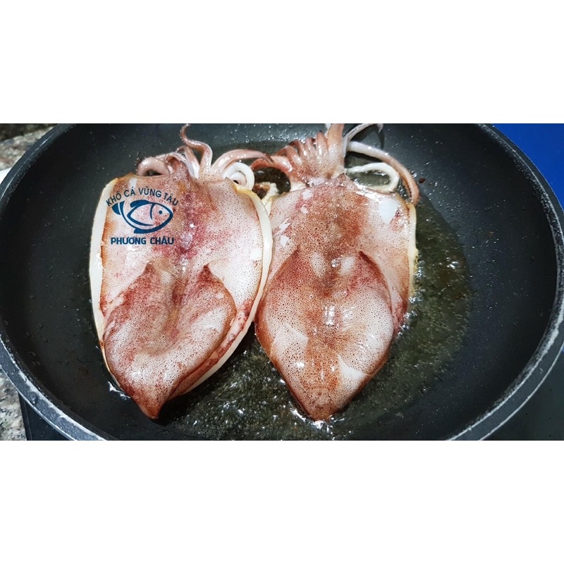 [HỎA TỐC SG] Mực ống tươi lớn Phan Thiết Vũng Tàu hấp gừng nướng nấu lẩu siêu ngon - 1kg
