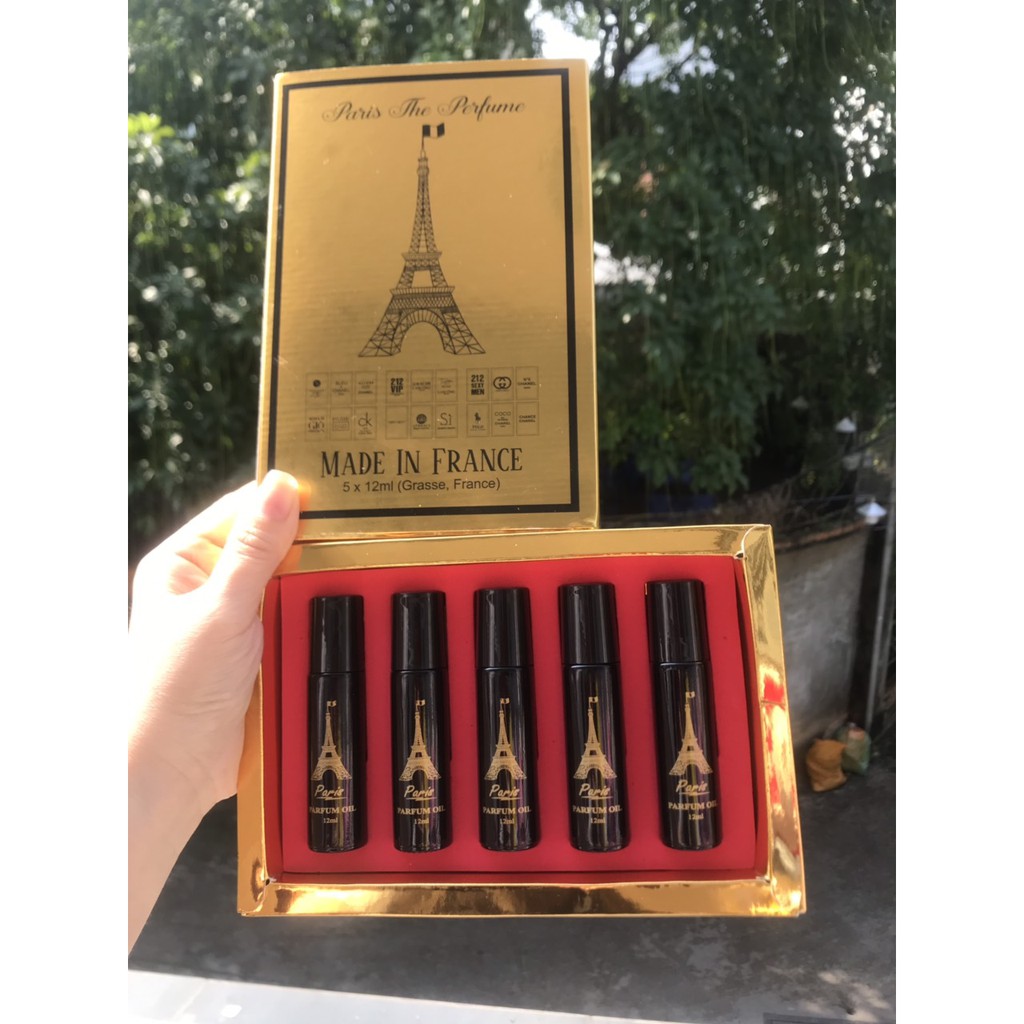 [GIÁ HỦY DIỆT] Bộ Tháp 5 Chai Tinh Dầu Pháp Chuẩn | Thế Giới Skin Care