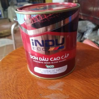 Sơn chống rỉ INDU màu nâu cao cấp 750ml - Hàng chính hãng