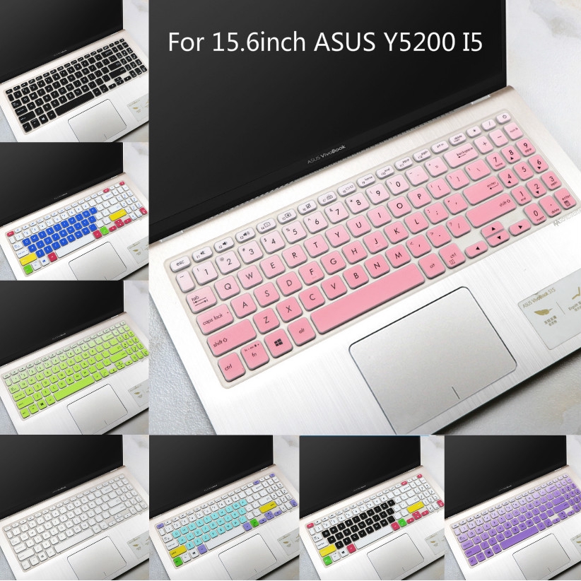 Miếng dán bảo vệ bàn phím máy tính ASUS Y5200 I5 bằng silicon siêu mỏng mềm 15.6inch