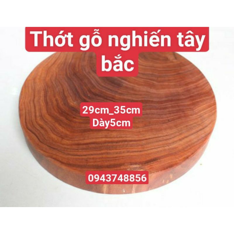 Thớt gỗ nghiễn cao cấp 30cm*5cm